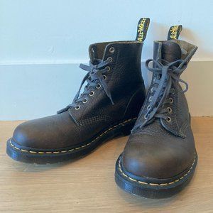 Brown Dr. Martens Lace Up Boots Size 10